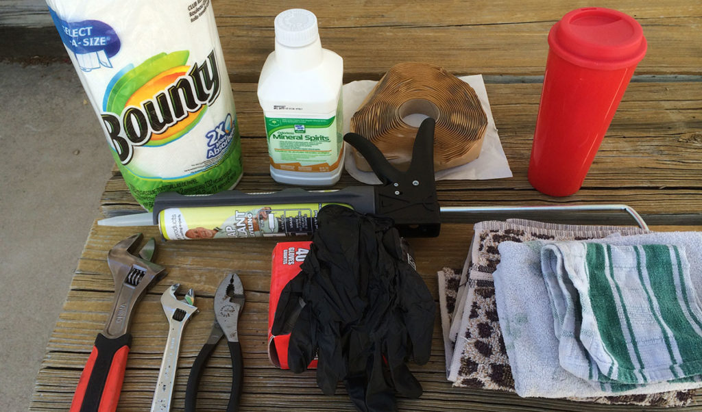 RV Roof Maintenance - DIY Lap Sealant for Fiberglass Roofs
