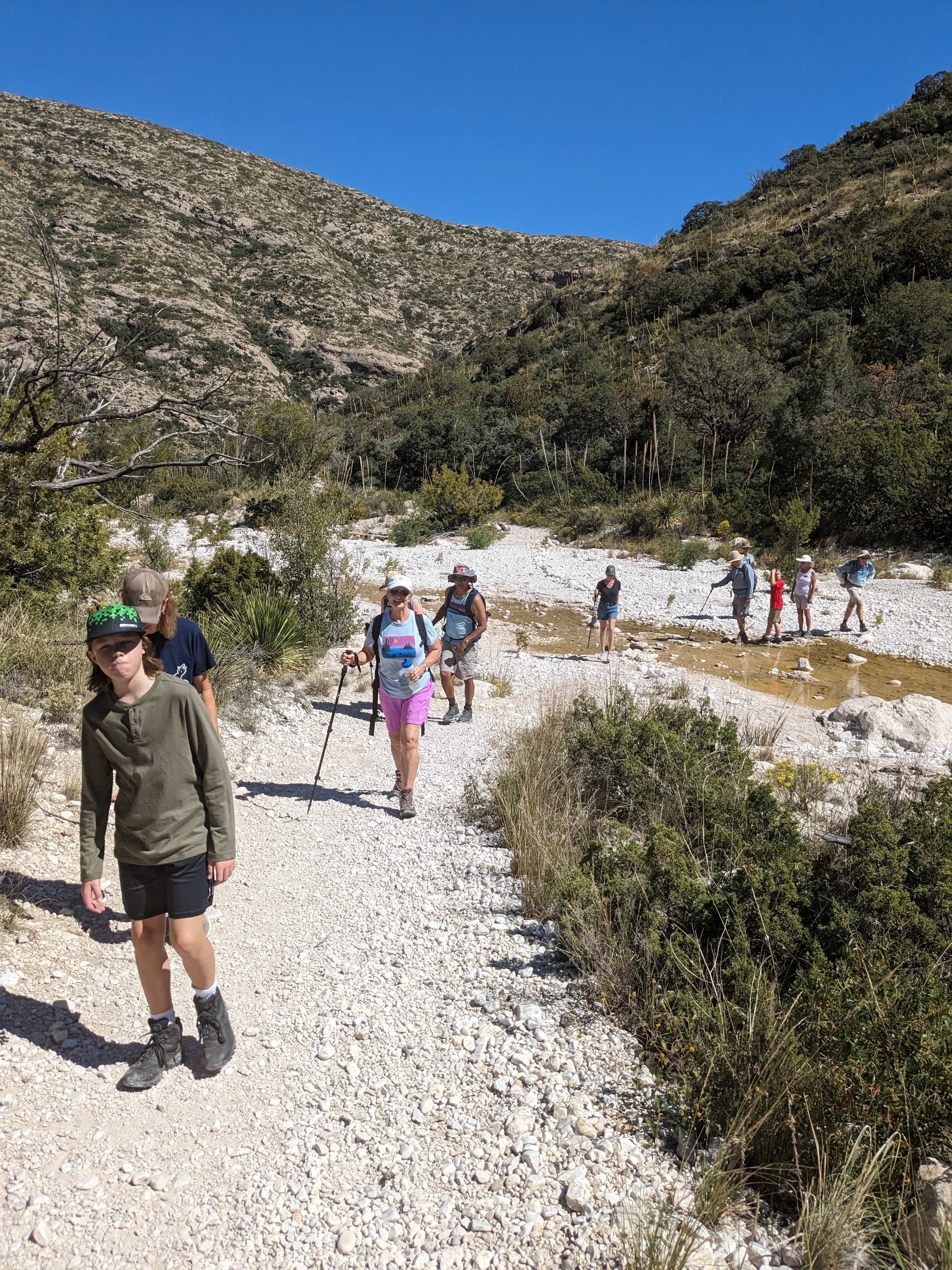 Hiking in Guadalupe Mountains National Park