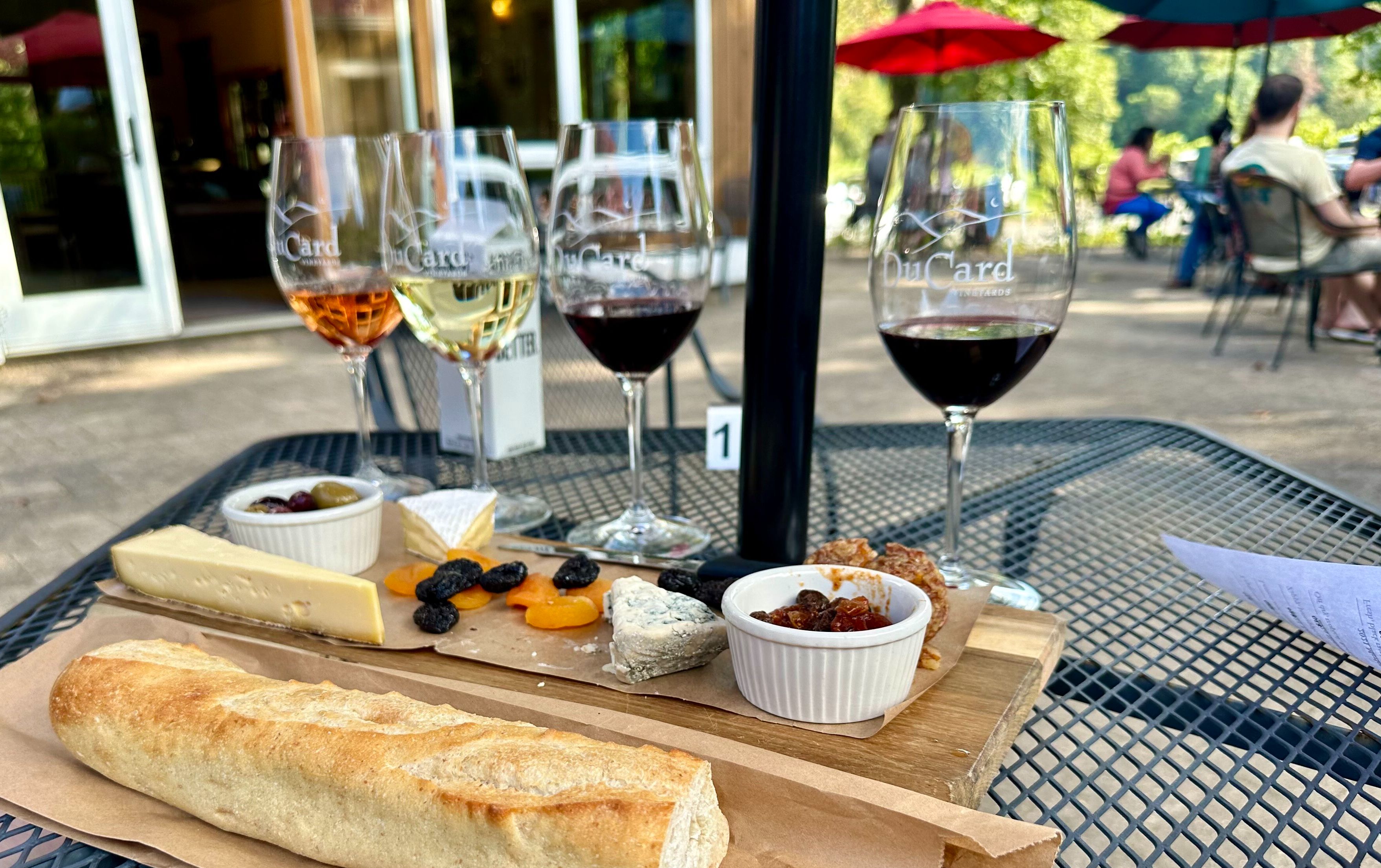 Wine tasting & charcuterie board