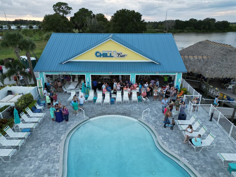 License to Chill Pool at Camp Margaritaville Auburndale