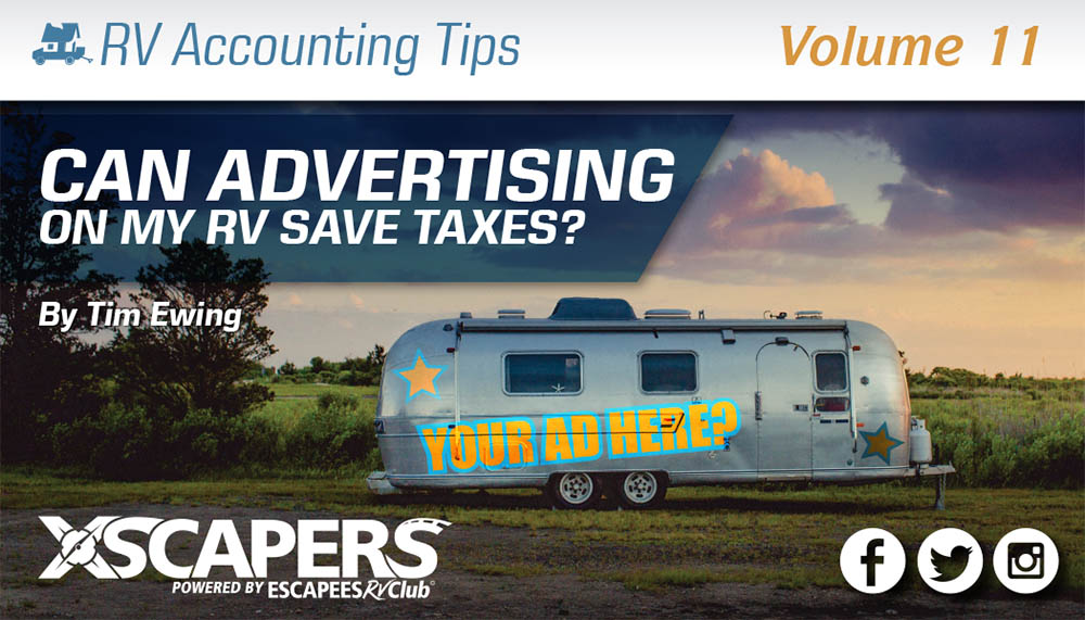Can Advertising on my RV Save Taxes?